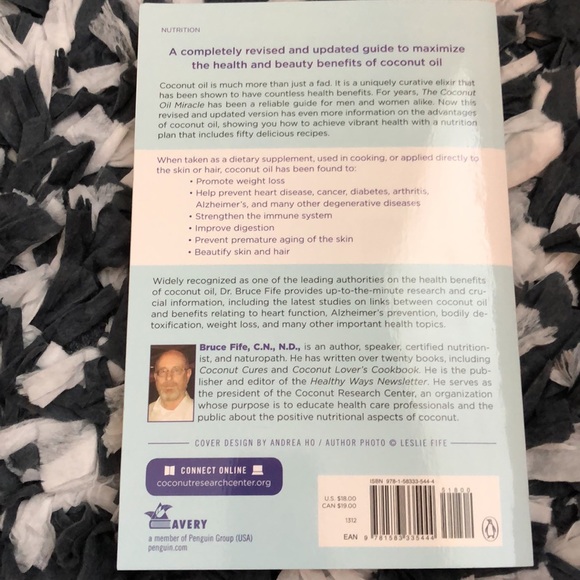 The Coconut Oil Miracle 5th Edition by Bruce Fife Paperback Book - Picture 3 of 16